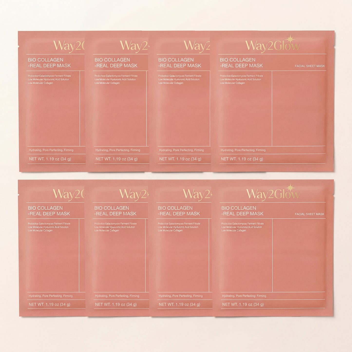 Bio Collagen Face Mask for Deep Hydration, Smoother & Glowing Skin | Way2Glow
