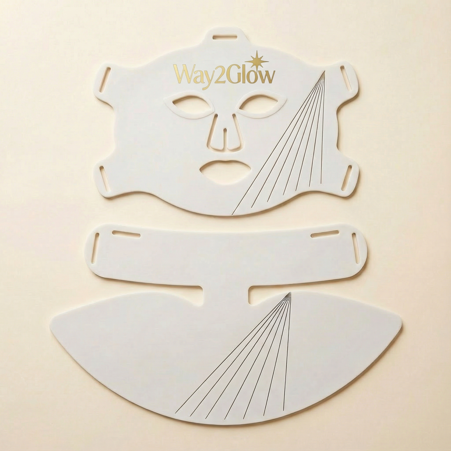 Way2Glow LED Anti-Ageing Mask For Face, Neck & Chest