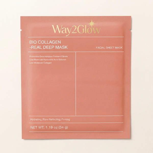 Bio Collagen Face Mask for Deep Hydration, Smoother & Glowing Skin | Way2Glow