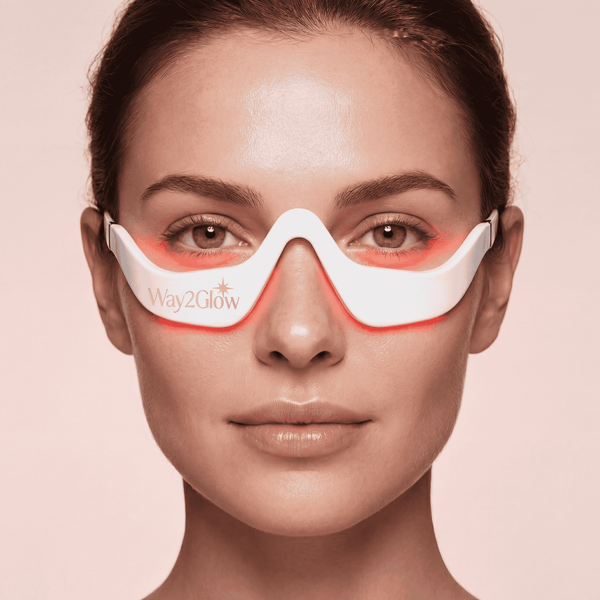 Red Light Therapy Eye Device for Dark Circles, Puffiness & Fine Lines | Way2Glow