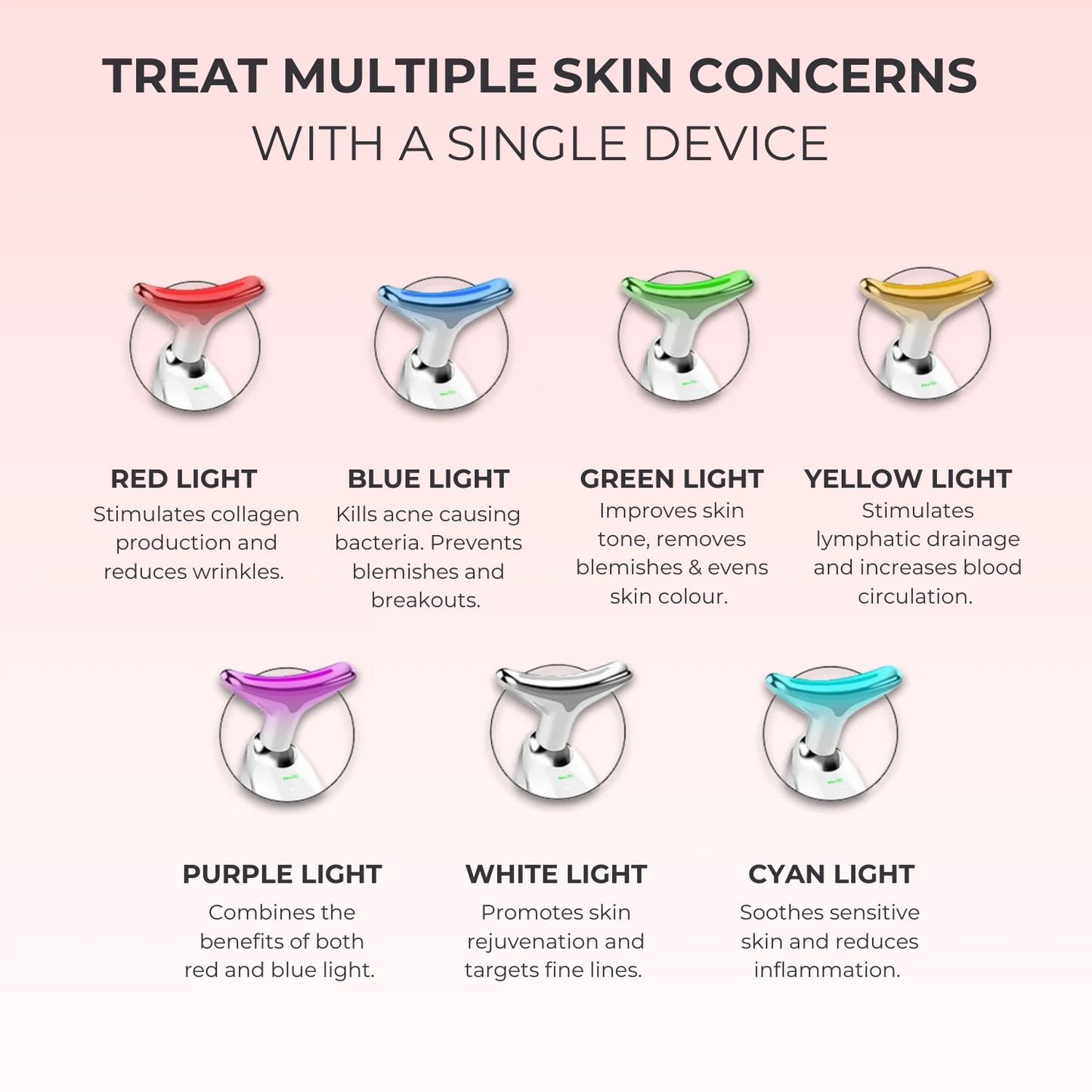 LED Face Sculpting Device for Skin Tightening & Facial Contouring | Way2Glow