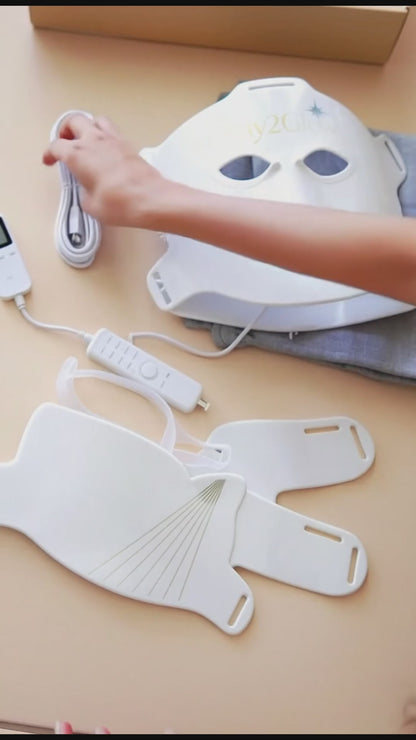 Way2Glow LED Anti-Ageing Mask For Face, Neck & Chest